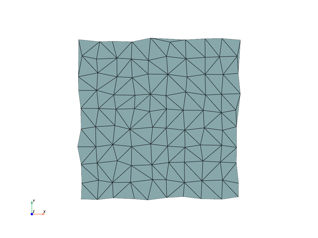 d create tri surface