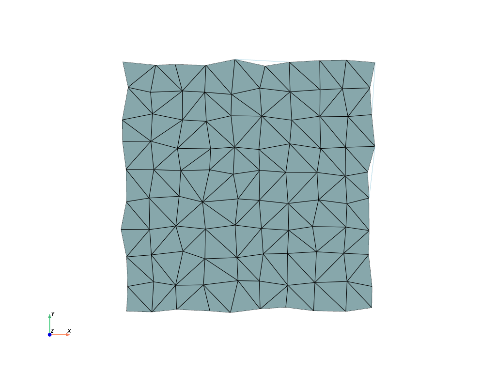 d create tri surface
